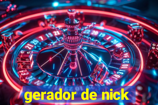 gerador de nick